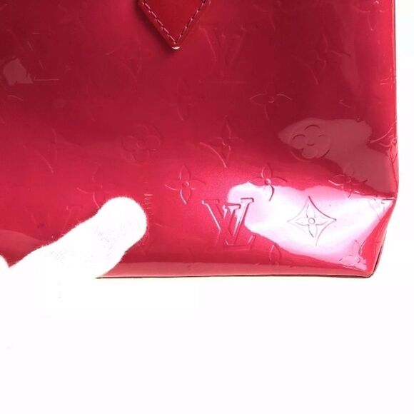 Louis Vuitton Wilshire handbag bag Vernis Pink - Picture 8 of 13
